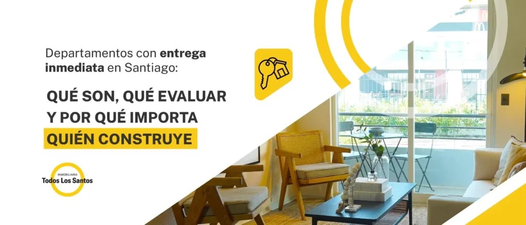 Departamentos con entrega inmediata en Santiago de ITLS