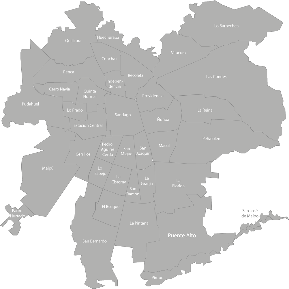 Mapa de Santiago