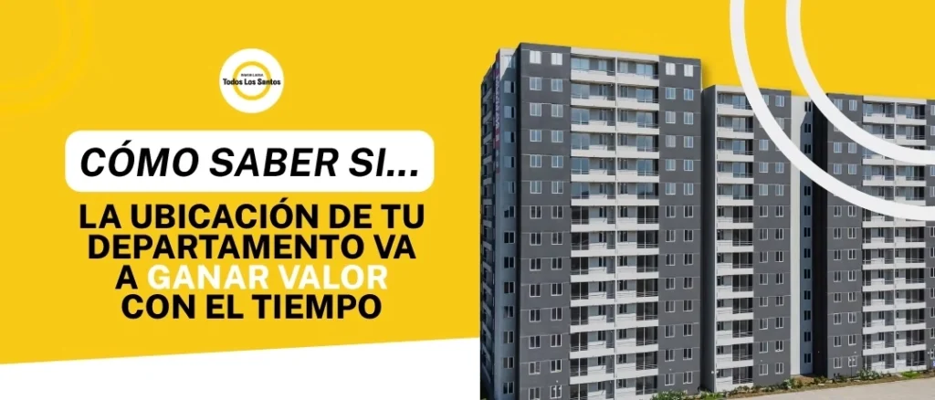 Plusvalía y ubicación de un departamento en Santiago